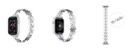 Posh Tech Unisex Sleek Metal Link Apple Watch Replacement Band, 38mm